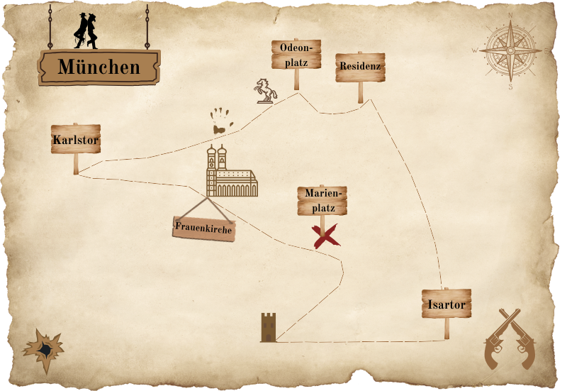Stadtrallye in München – spannende Gruppenaktivität und Outdoor Escape Game für Teambuilding