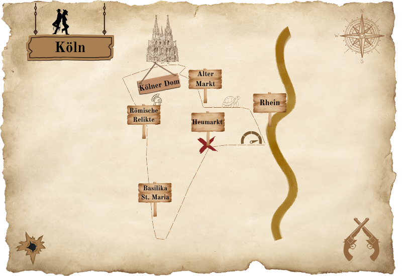 Stadtrallye in Köln – spannende Gruppenaktivität und Outdoor Escape Game für Teambuilding